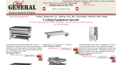 Desktop Screenshot of chefgeneral.com